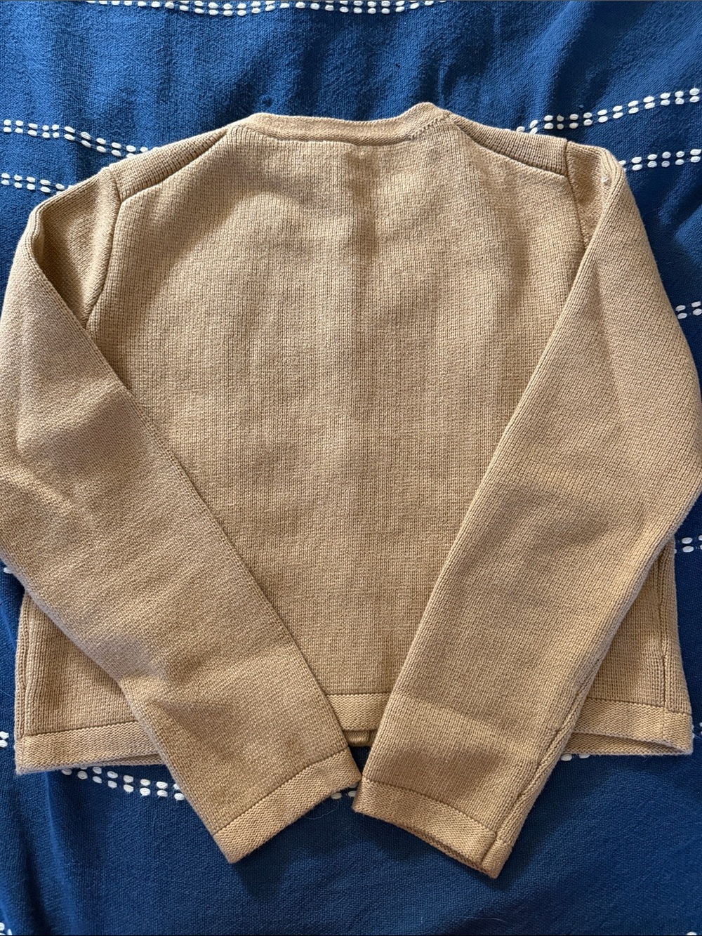 J. Crew Camel Knit Button-Front Cardigan - Picture 6 of 6